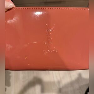 Yves Saint Laurent Coral Clutch